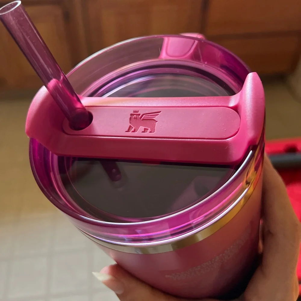 Stanley X Starbucks  Berry Pink Glitter 40oz NWT - Picture 7 of 7